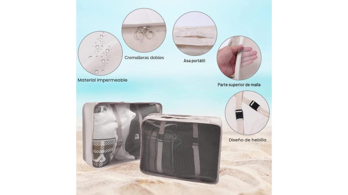 Combinan materiales impermeables y transpirables.