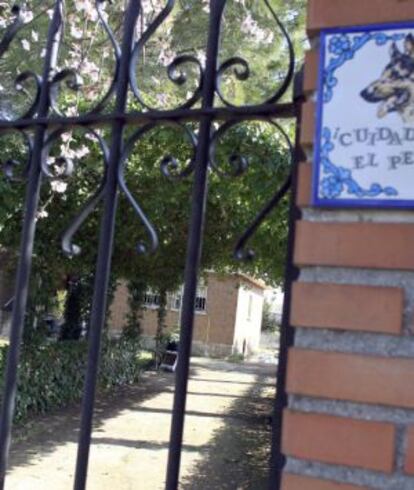 La puerta de la casa de Marilyn Wilson, donde fue acuchillada. 