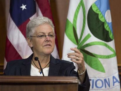 A diretora da Agência de Proteção Ambiental, Gina McCarthy.