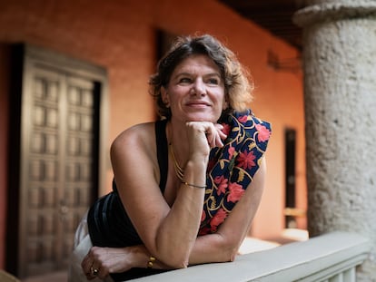 Mariana Mazzucato, durante el Hay Festival en Cartagena, el 27 de enero de 2024.