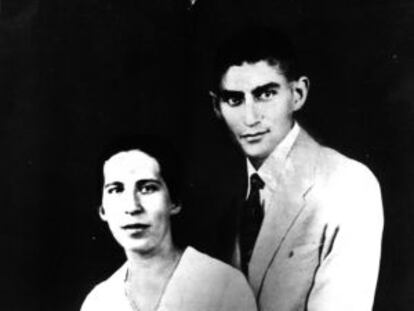 Franz Kafka y Felice Bauer.