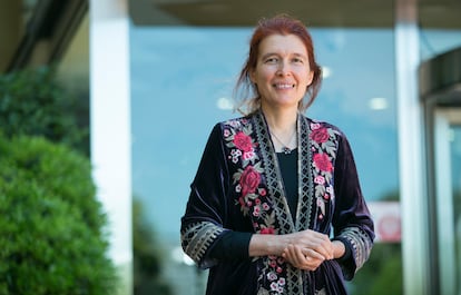 Biologist Vera Gorbunova, photographed in May 2022 at the National Center for Oncological Research, in Madrid.