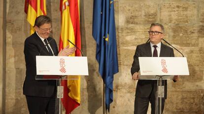 Ximo Puig, presidente de la Generalitat Valenciana, y Stuart Rowley, presidente de Ford Europa