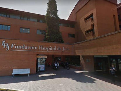 Fachada del hospital de Jove.