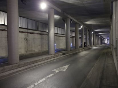 T&uacute;nel del eje Honorio Lozano-Batalla de Bail&eacute;n en el municipio de Collado Villaba. 