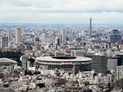 El estadio olímpico de Tokio, el pasado sábado, solo unas horas antes de la clausura de los Juegos.