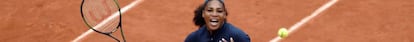 Serena Williams, durante la semifinal frente a Bertens.