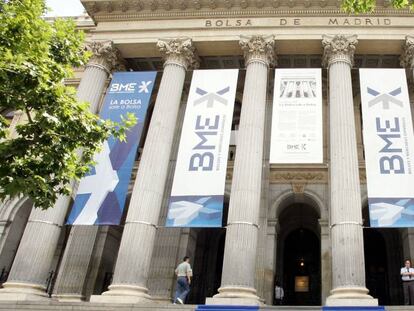 Palacio de la Bolsa de Madrid, en la Plaza de la Lealtad.