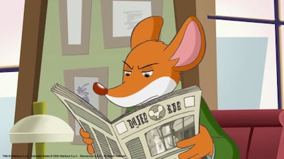 El reportero Geronimo Stilton.