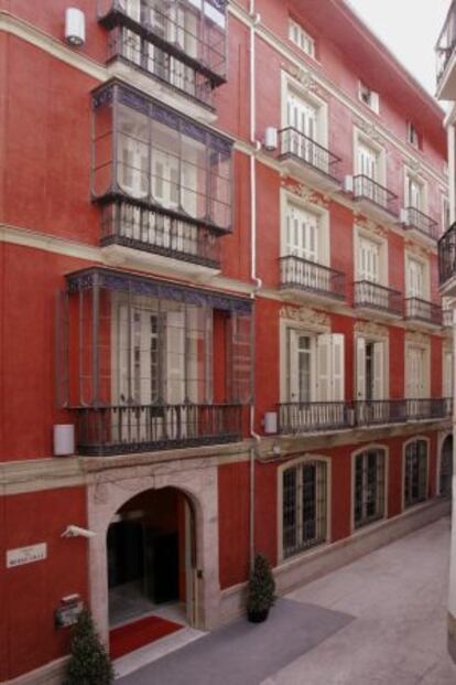 Fachada del hotel malagueño.