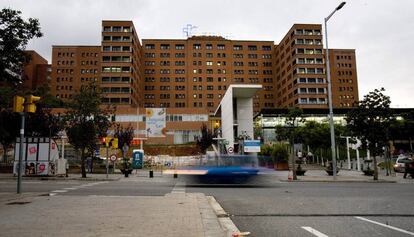 Vista de l'Hospital Vall d'Hebron.