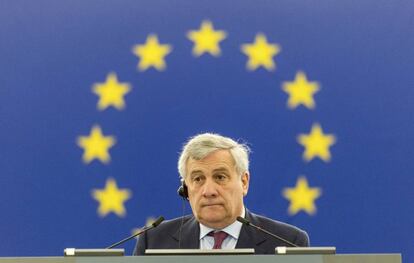 El presidente del Parlamento Europeo, Antonio Tajani.