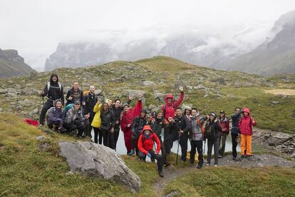 Una sesión de hiking por el monte Eiger