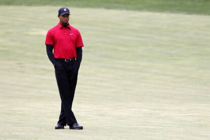 Tiger Woods, durante el torneo de Chevron World Challenge.