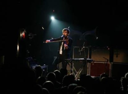 El cantautor Andrew Bird, en su actuación del sábado en Madrid.