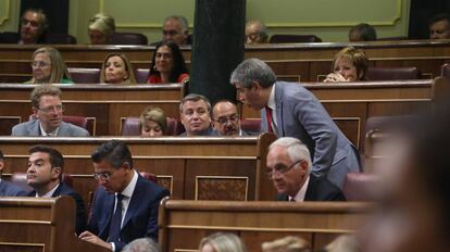 Frances Homs, portavoz de Converg&egrave;ncia, en el Congreso. 