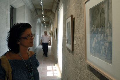 Un aspecto de la exposición de grabados que acoge la catedral de Jaén.