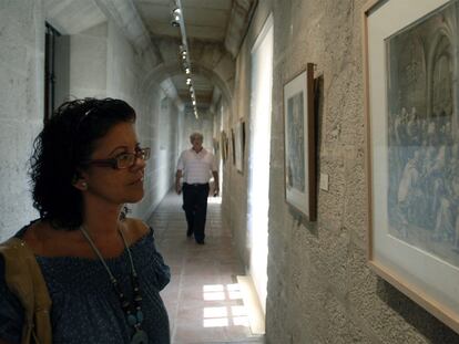 Un aspecto de la exposición de grabados que acoge la catedral de Jaén.