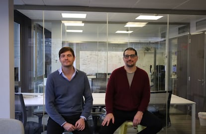 Toni Cáliz y Toni Pérez, fundadores de Harmonix