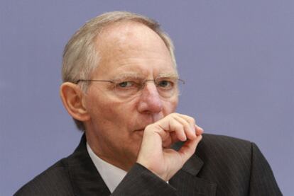 Wolfgang Schäuble, durante una conferencia el pasado 2 de junio en Berlín.