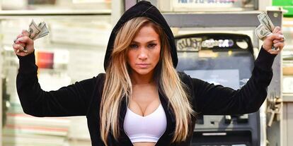 Jennifer Lopez en una escena de 'Hustlers'.