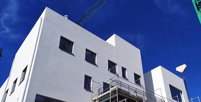 Obras de viviendas pasivas en la madrileña calle Duquesa de Castrejón, 9. 