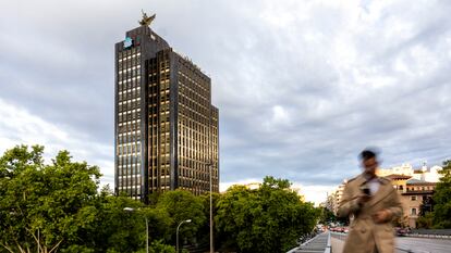 Oficina Central de la Mutua Madrileña en el paseo de la Castellana.