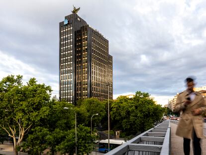 Oficina Central de la Mutua Madrileña en el paseo de la Castellana.