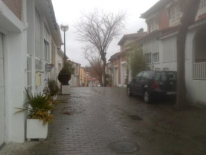 Vista de una calle de la colonia.