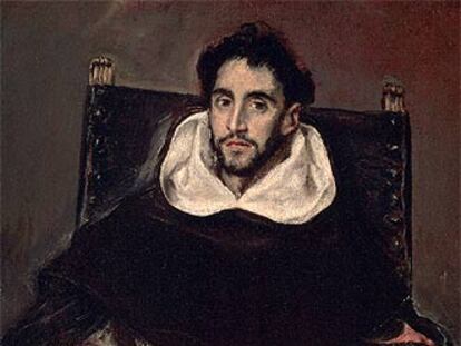 <i>Fray Félix Paravicino,</i> de El Greco, de la exposición <i>El retrato español.</i>