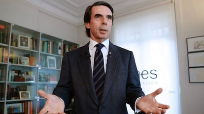 El expresidente del Gobierno José María Aznar.