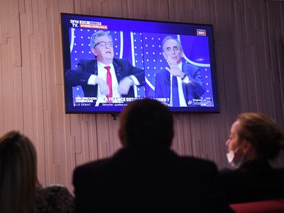 El debate entre Melenchon y Zemmour.