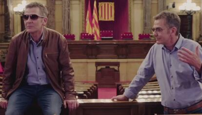 'Quecos Novells' al Parlament, en moment del programa.