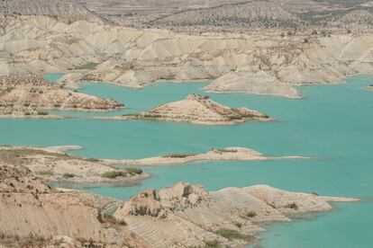 The Rambla de Algeciras reservoir in the region of Murcia.