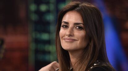 La actriz Penélope Cruz durante el programa 'El hormiguero'.