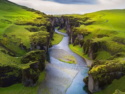 Cañón de Fjadrargljufur (Islandia)