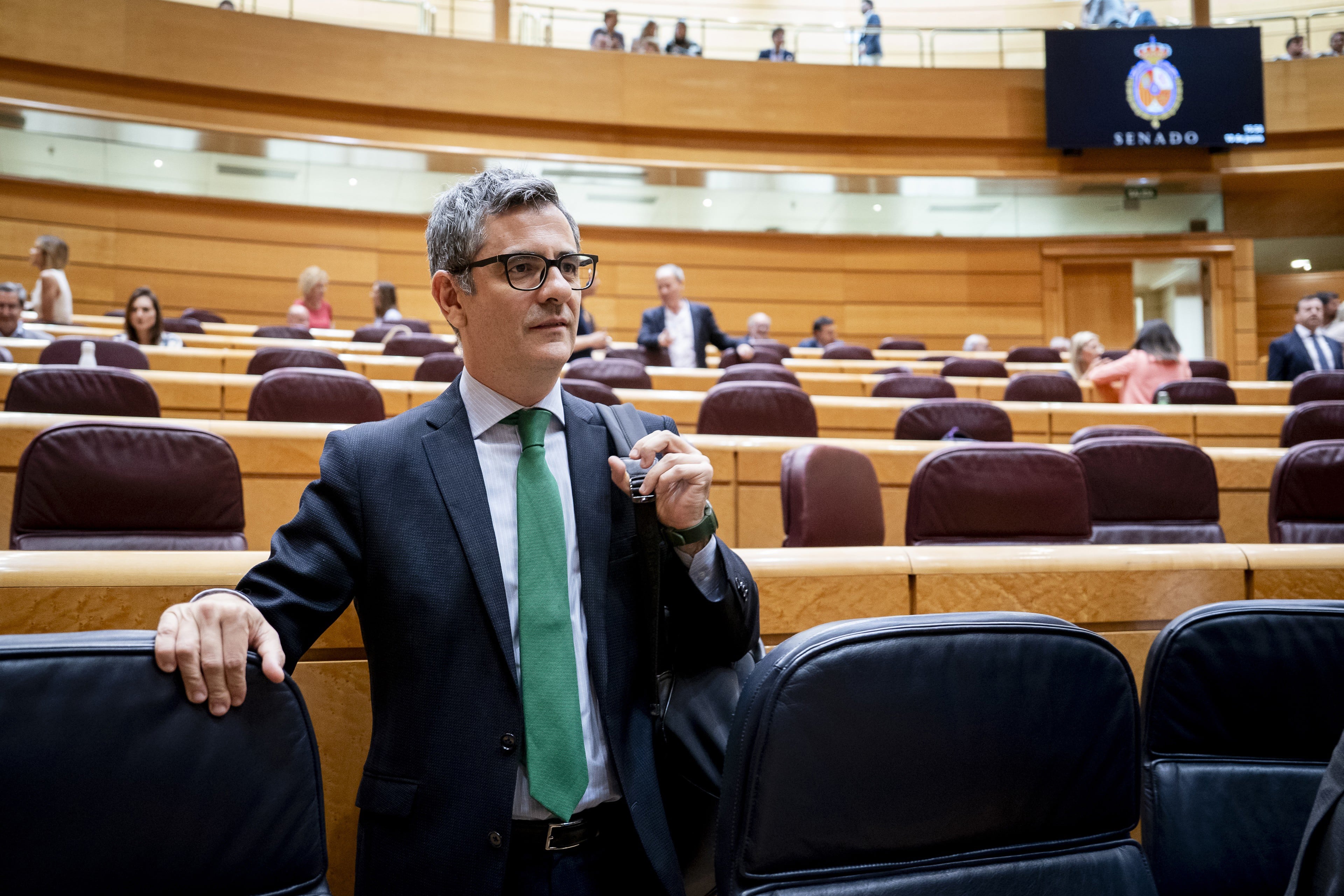 Judges and prosecutors stage with a 10 -minute strike their rejection of the legal reforms promoted by the Government | Spain