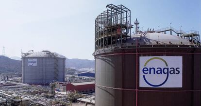 Planta de Enagás en Cartagena, Murcia. 