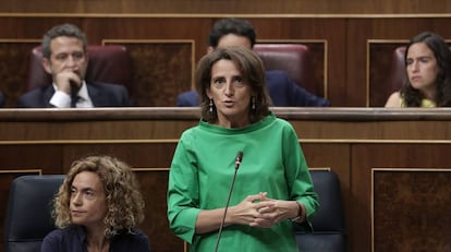 Teresa Ribera, al Congrés la setmana passada.