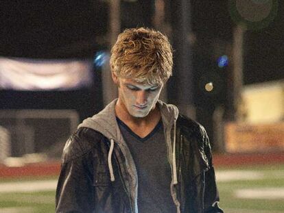 Alex Pettyfer, en la película.