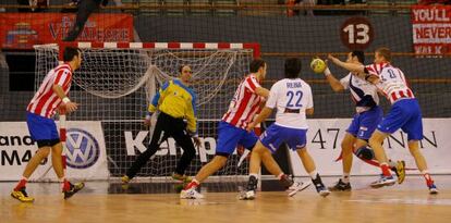 Atlético de Madrid-San Antonio de la pasada Liga Asobal