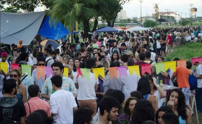 No dia 1º de junho, um evento cultural reuniu cerca de 10.000 pessoas no cais.