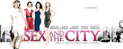 Cartel de la versión cinematográfica de 'Sex in the city'.
