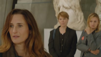 Camille Cottin, India Hair y Sara Forestier, en 'Tres amigas'.