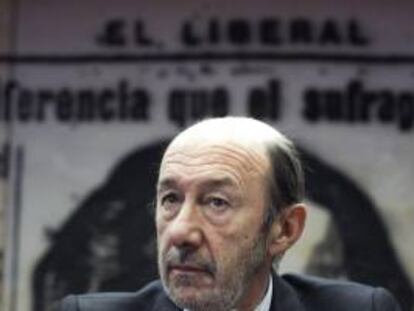 El secretario general del PSOE, Alfredo Pérez Rubalcaba. EFE/Archivo