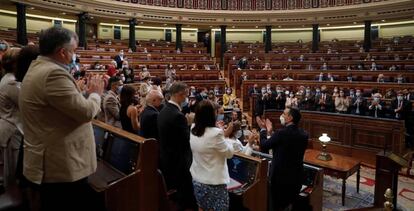 Pleno extraordinario del Congreso de los Diputados.