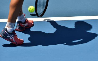 Imagen de un torneo reciente de tenis, en Sidney.