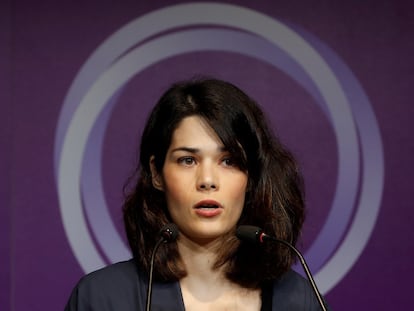 Isa Serra, portavoz de Podemos.