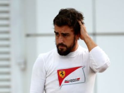 Fernando Alonso, en Abu Dabi.