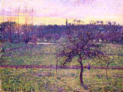 El paisaje de Eragny, de Camille Pissarro, una de las obras maestras sustraídas por los ladrones.